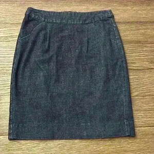 J. Crew denim skirt in a size 4P